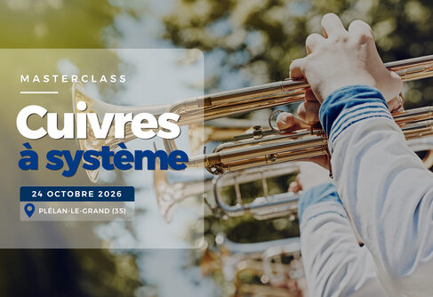 Masterclass « Cuivres à système » : une journée pour perfectionner sa pratique